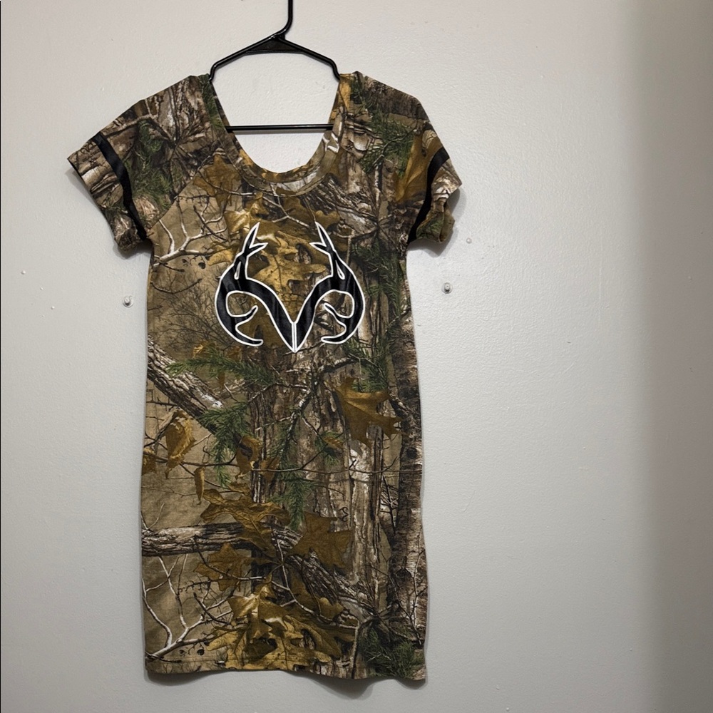 Realtree Camouflage T-shirt Dress